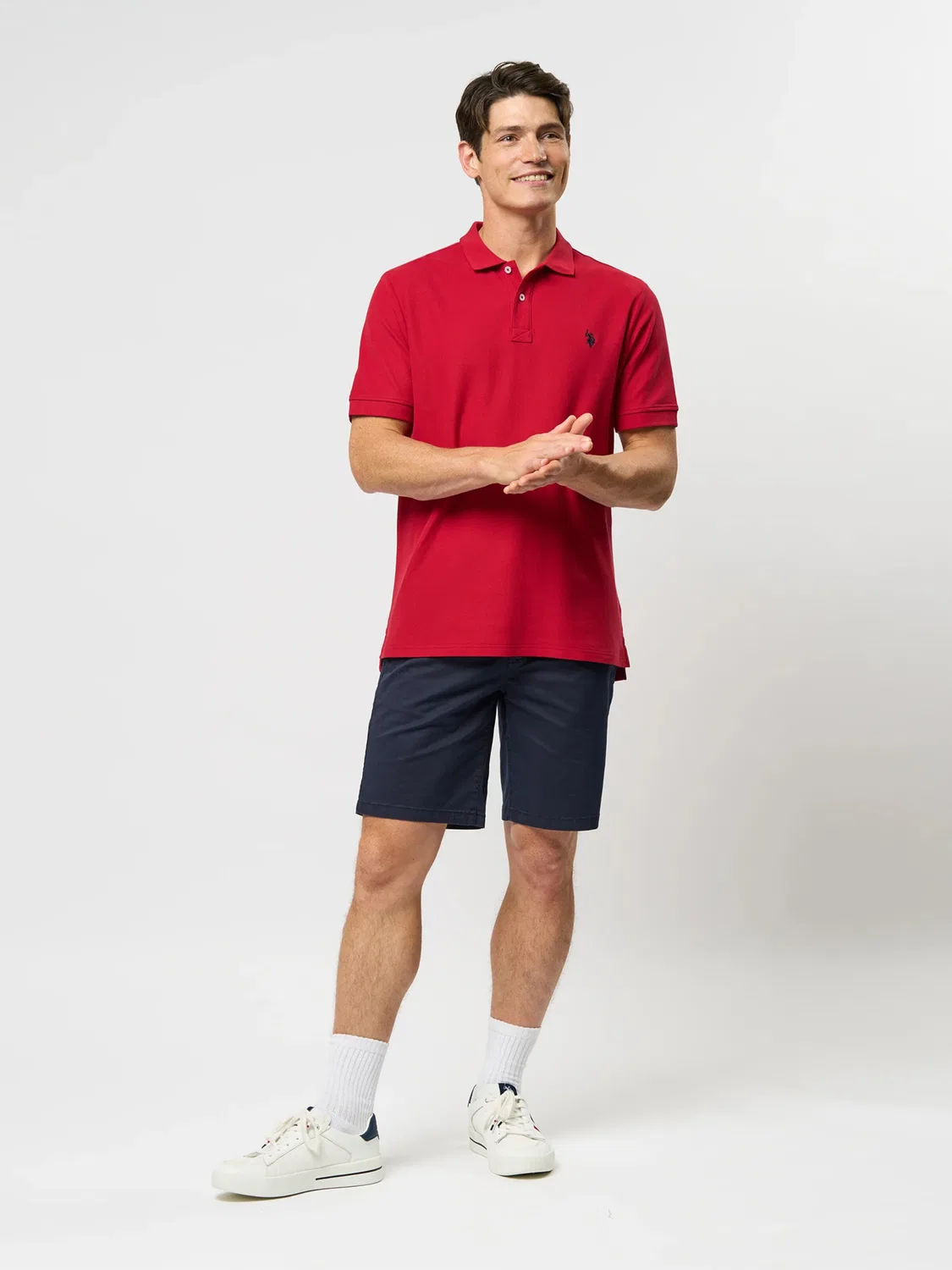 Рубашка на пуговицах стандартного кроя 'UMALFRED' U.S. Polo Assn., Blood Red — фото 4