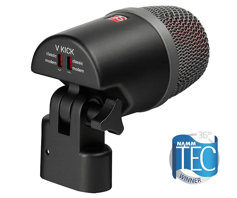 

Микрофон для бас-барабана sE Electronics V KICK Supercardioid Dynamic Bass Drum Microphone