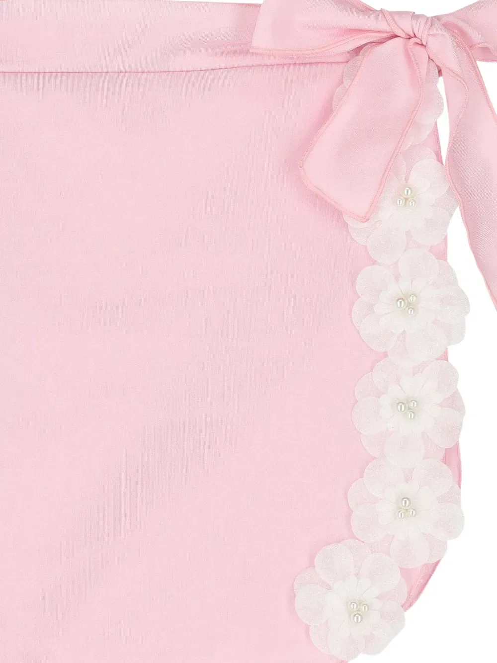 Юбка с цветочным бантом Nessi Byrd Kids, розовый — фото 3