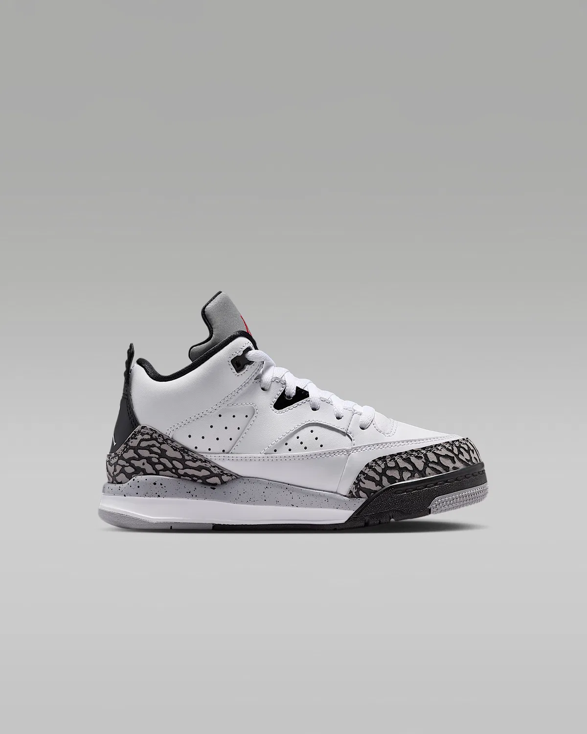 Кроссовки Jordan Son of Mars Low для малышей, White/Black/Cement Grey/Gym Red — фото 3