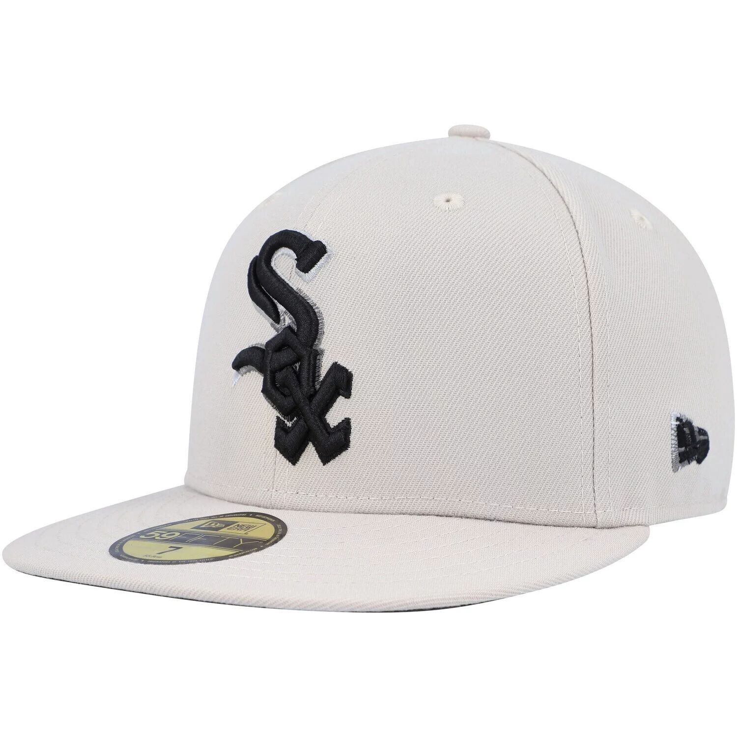 

Мужская кепка New Era цвета хаки Chicago White Sox Stone Dim 59FIFTY с приталенной кепкой