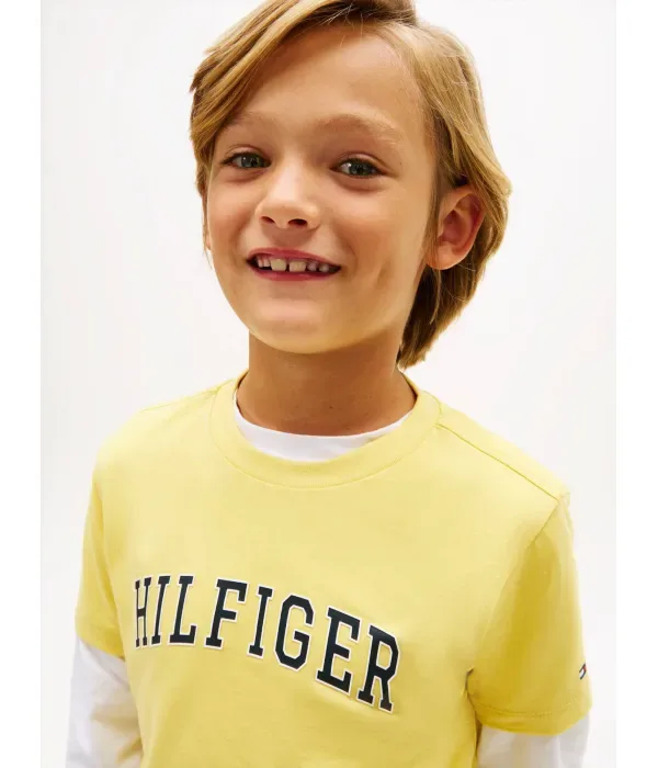 Футболка VARSITY regular fit Tommy Hilfiger, желтый — фото 4