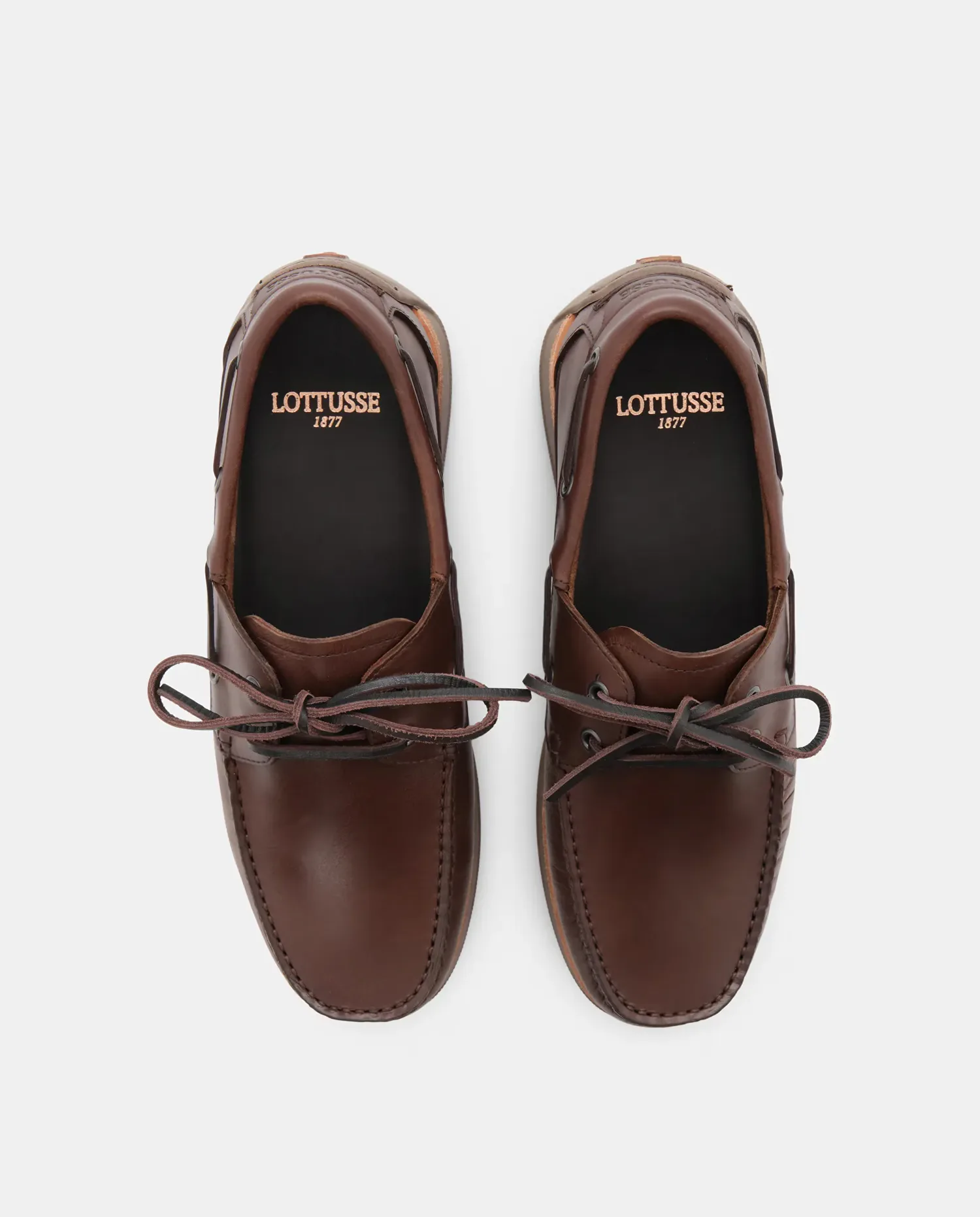 Мужские ботинки Náuticos Sailor из коричневой коровьей кожи Lottusse, Moka — фото 4