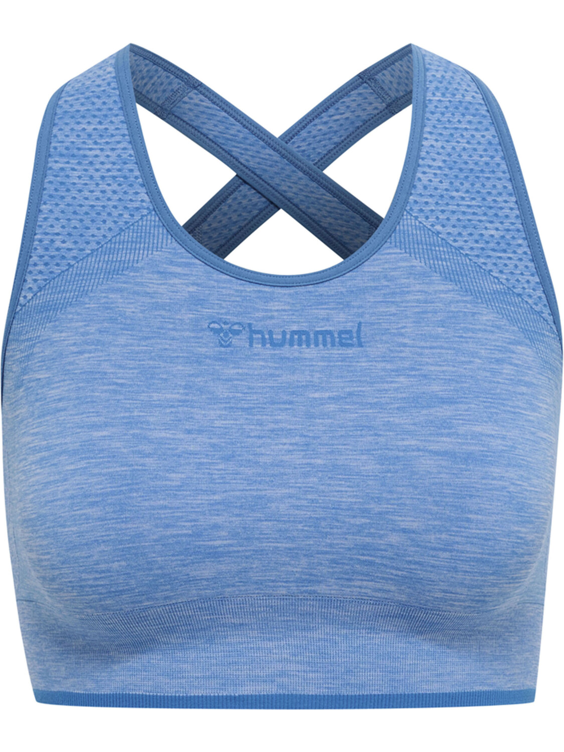 

Топ Hummel Sportoberteil Hmlmt Una Seamless Sports, цвет MARINA MELANGE