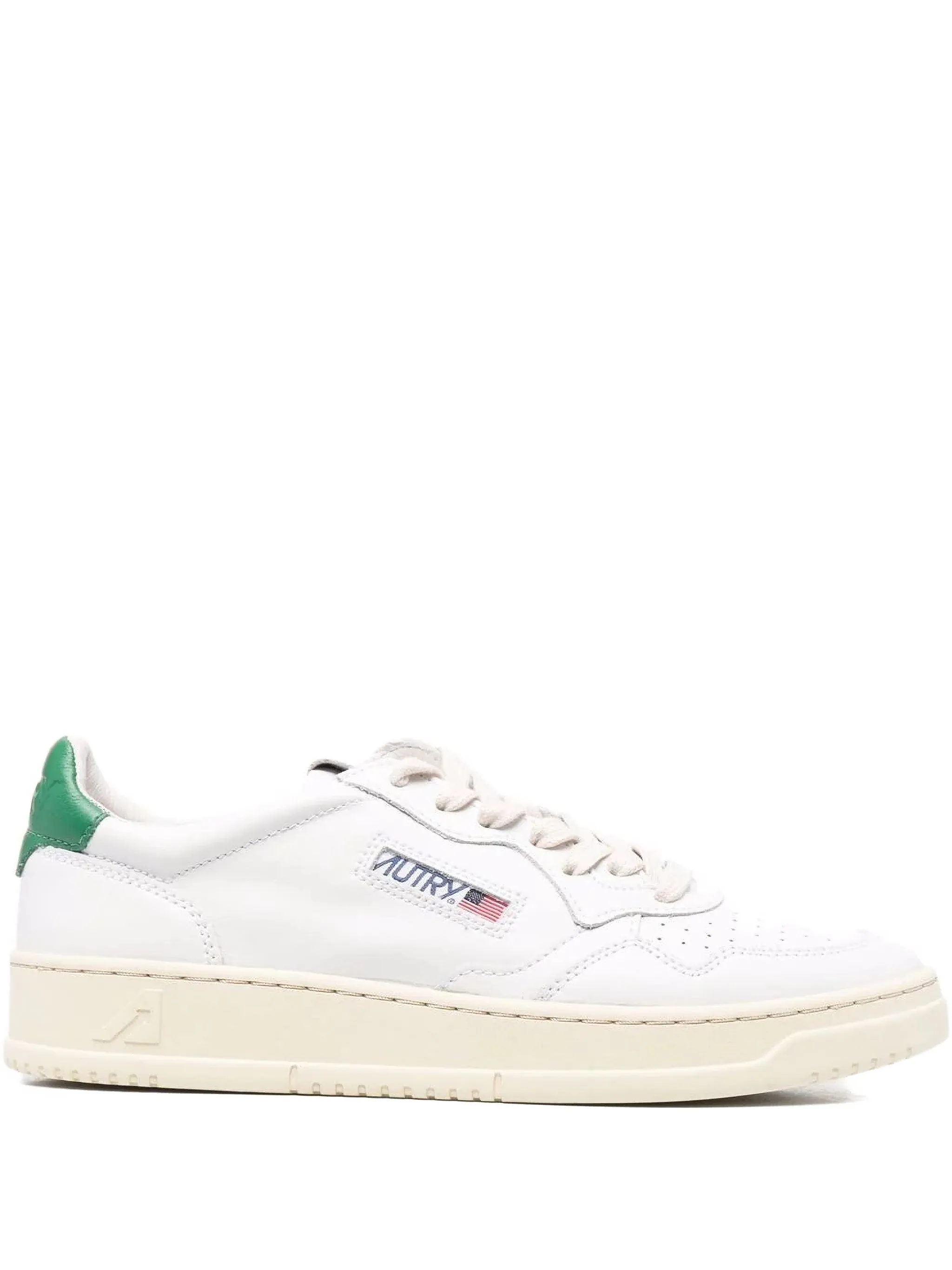 

Кроссовки с перфорированным логотипом призера Autry, белый