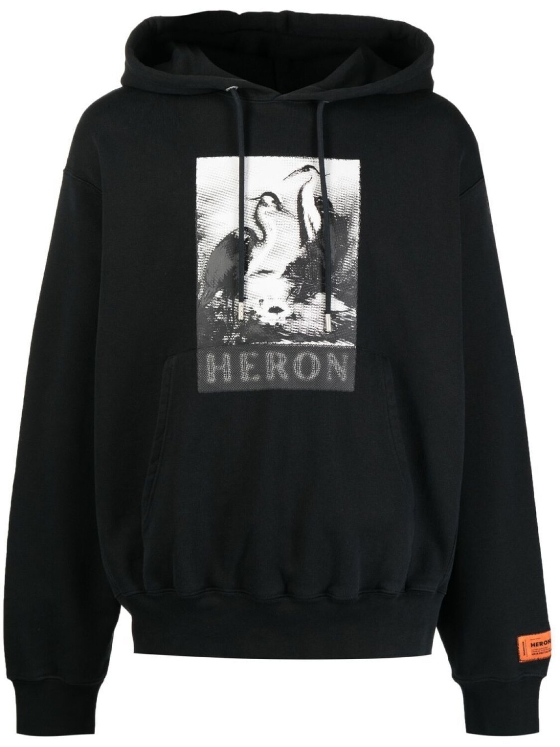 

Худи Halftone Heron с принтом Heron Preston, черный