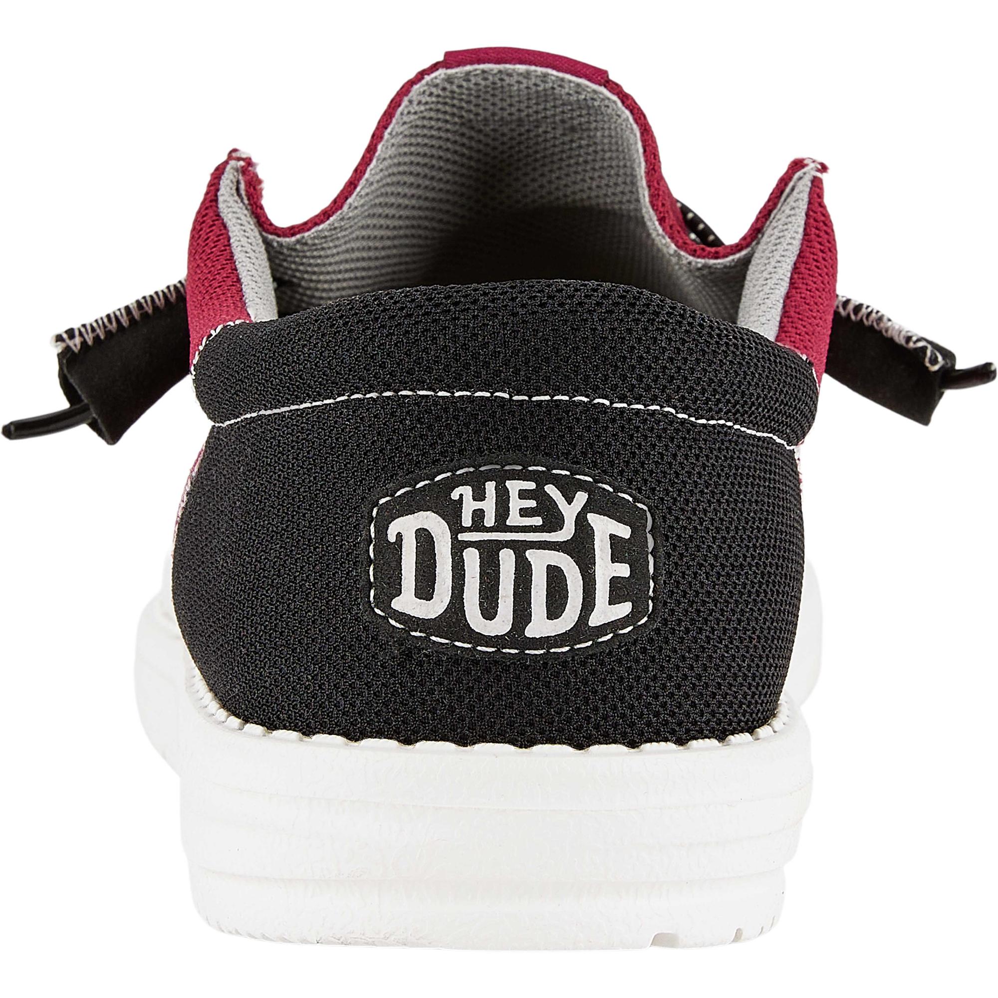 Мужские кроссовки Wally Tri Texas A&M Hey Dude, Texas AM Burgundy/Multi — фото 4