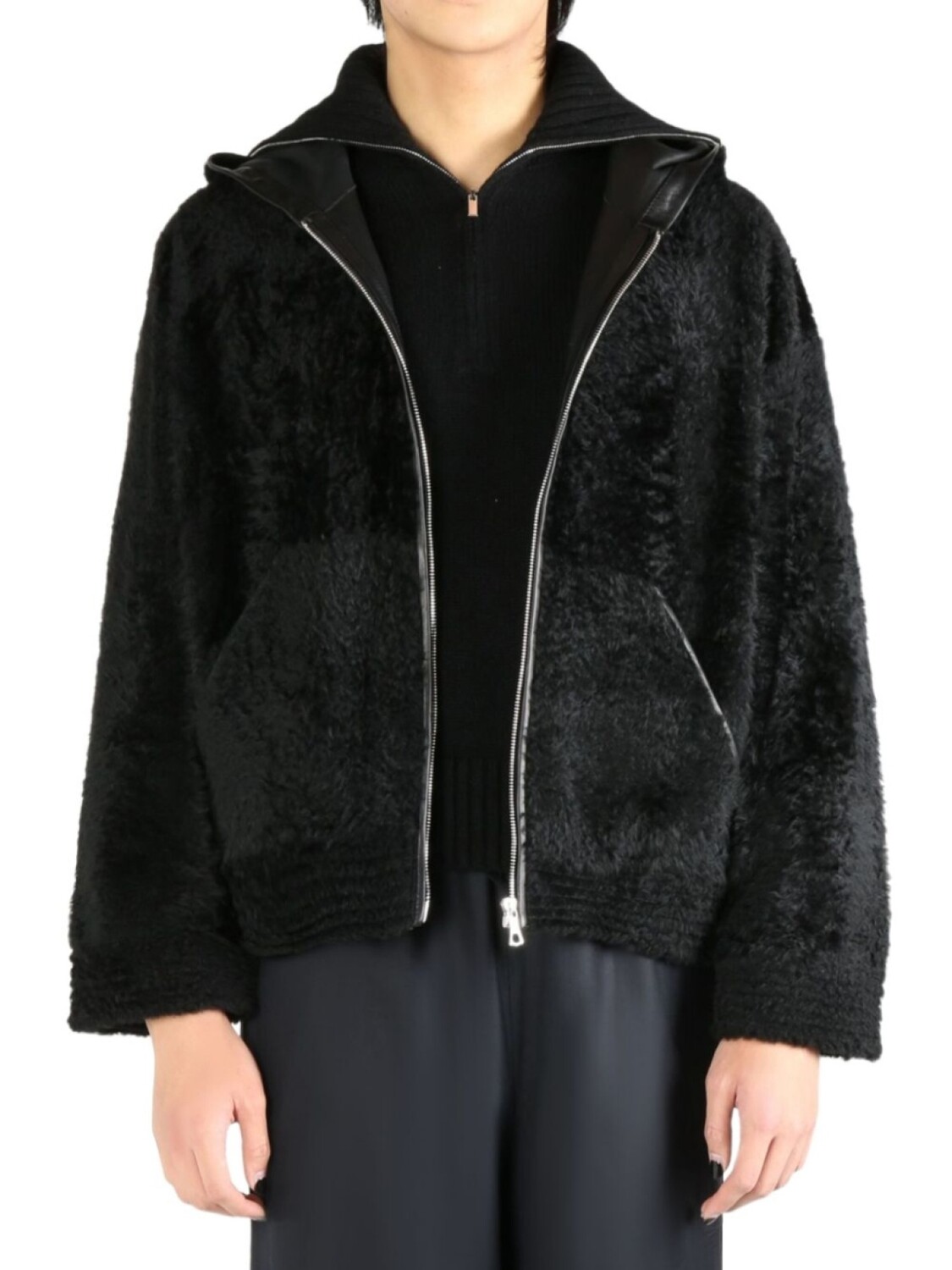 

Куртка из овчины ATELIER NEW YORK, черный