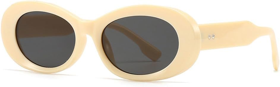 

Популярные модные овальные женские солнцезащитные очки в винтажном стиле, конфетные цвета, прозрачный градиент, мужские солнцезащитные очки в стиле панк WNCKSQ, Beige Gray