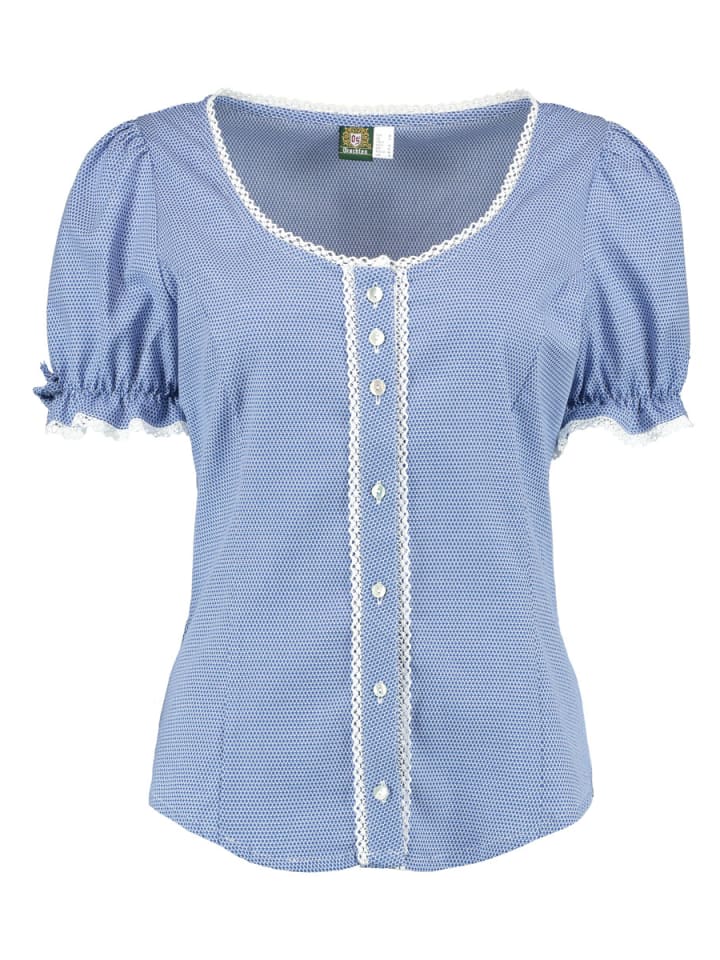 

OS-Trachten Традиционная блузка Mikun, средне-синего цвета