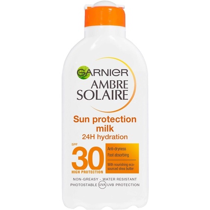 

Garnier Ambre Solaire Солнцезащитное молочко против сухости, 24-часовое увлажнение SPF 15