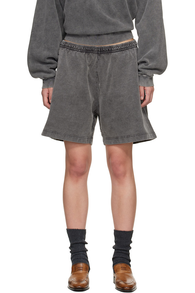 

Acne Studios Серые хлопковые шорты