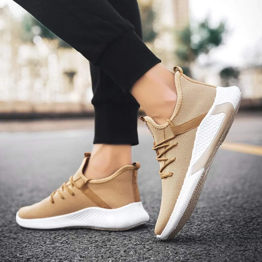 Мужские кроссовки Generisch Trainers белого цвета, широкая стопа — фото 2
