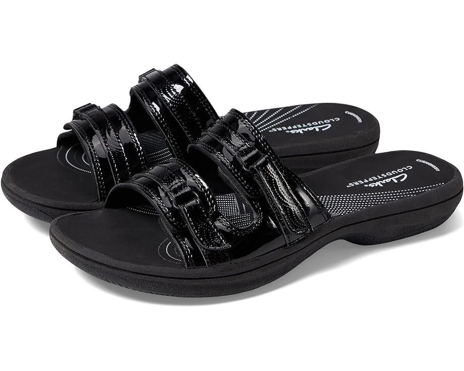 Сандалии Clarks Breeze Piper, цвет Black Patent Synthetic