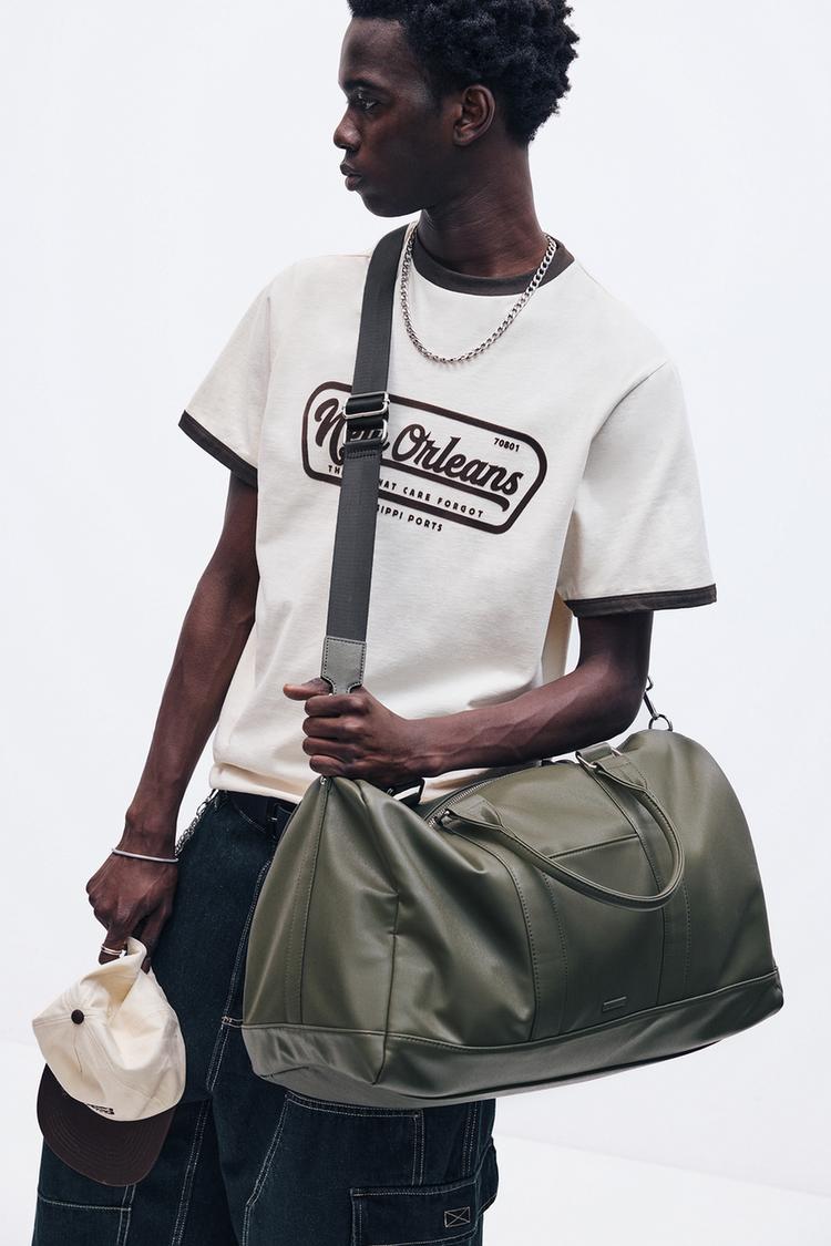 

Дорожная сумка Pull And Bear, хаки