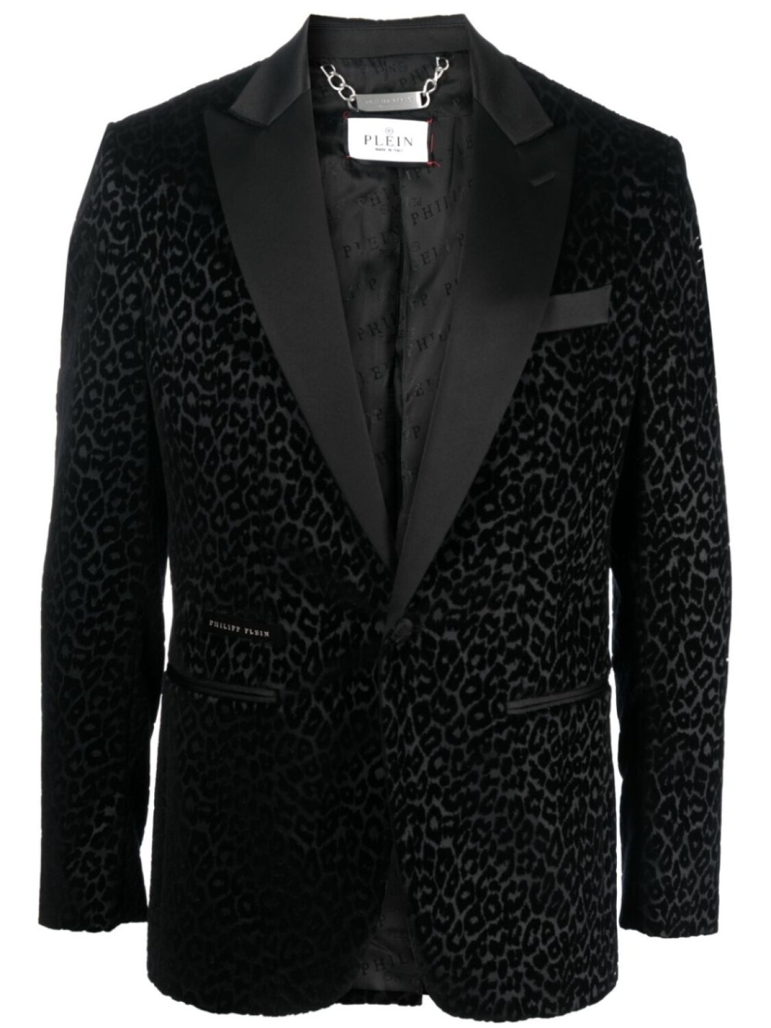 

Philipp Plein бархатный пиджак Lord Fit, черный