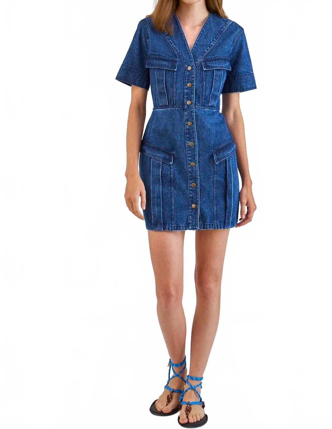 

Платье Gwen в джинсовой ткани Harbor HUNTER BELL, Harbor Denim