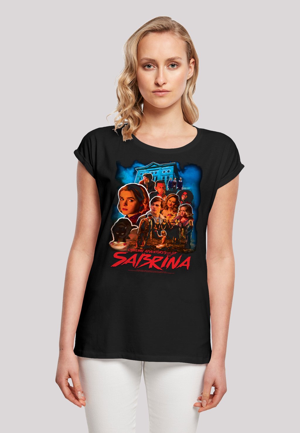

Футболка с принтом SABRINA ADVENTURES OF SABRINA HOMAGE F4NT4STIC, черный