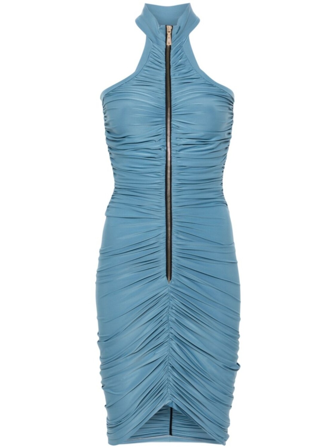

MITILIANE COUTURE драпированное платье миди, синий