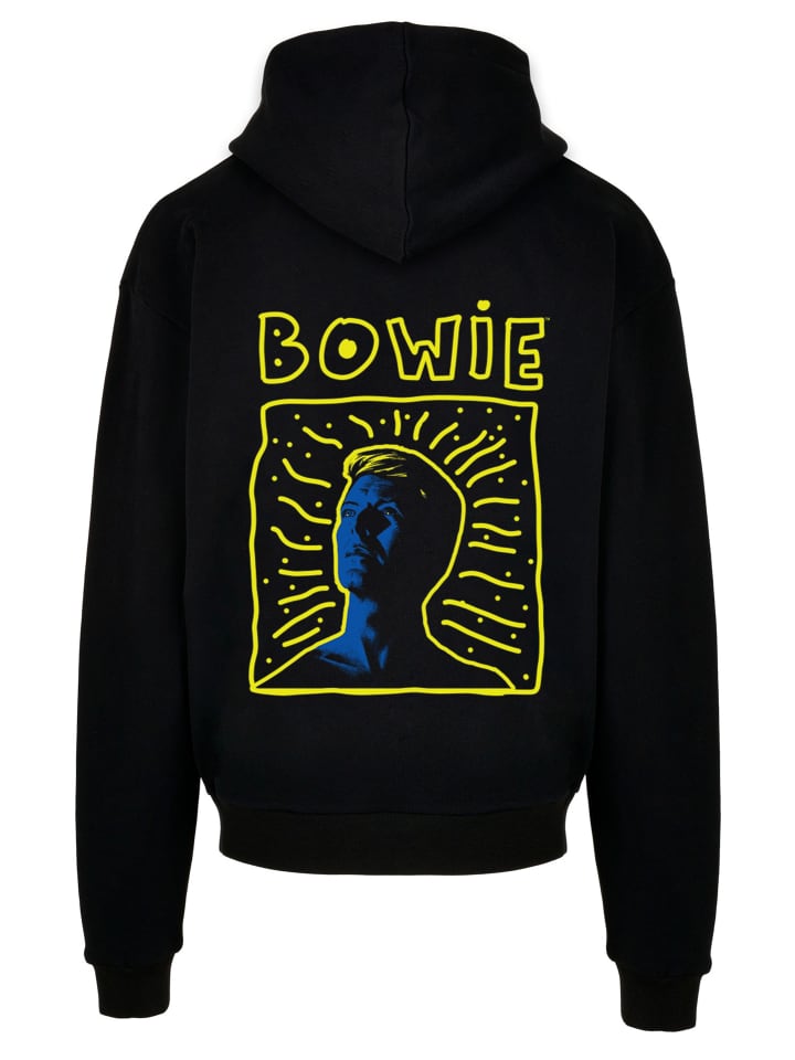

Ультратяжелая толстовка с капюшоном David Bowie 90s Frame черного цвета F4NT4STIC