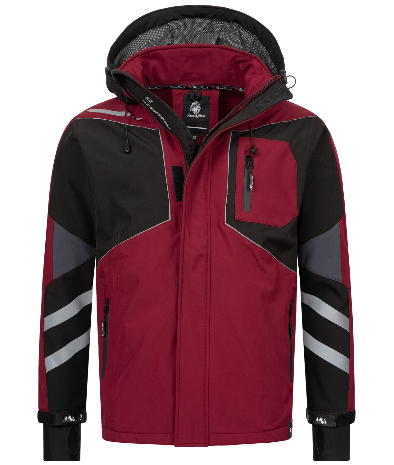 

Куртка Rock Creek Softshelljacke, цвет Weinrot