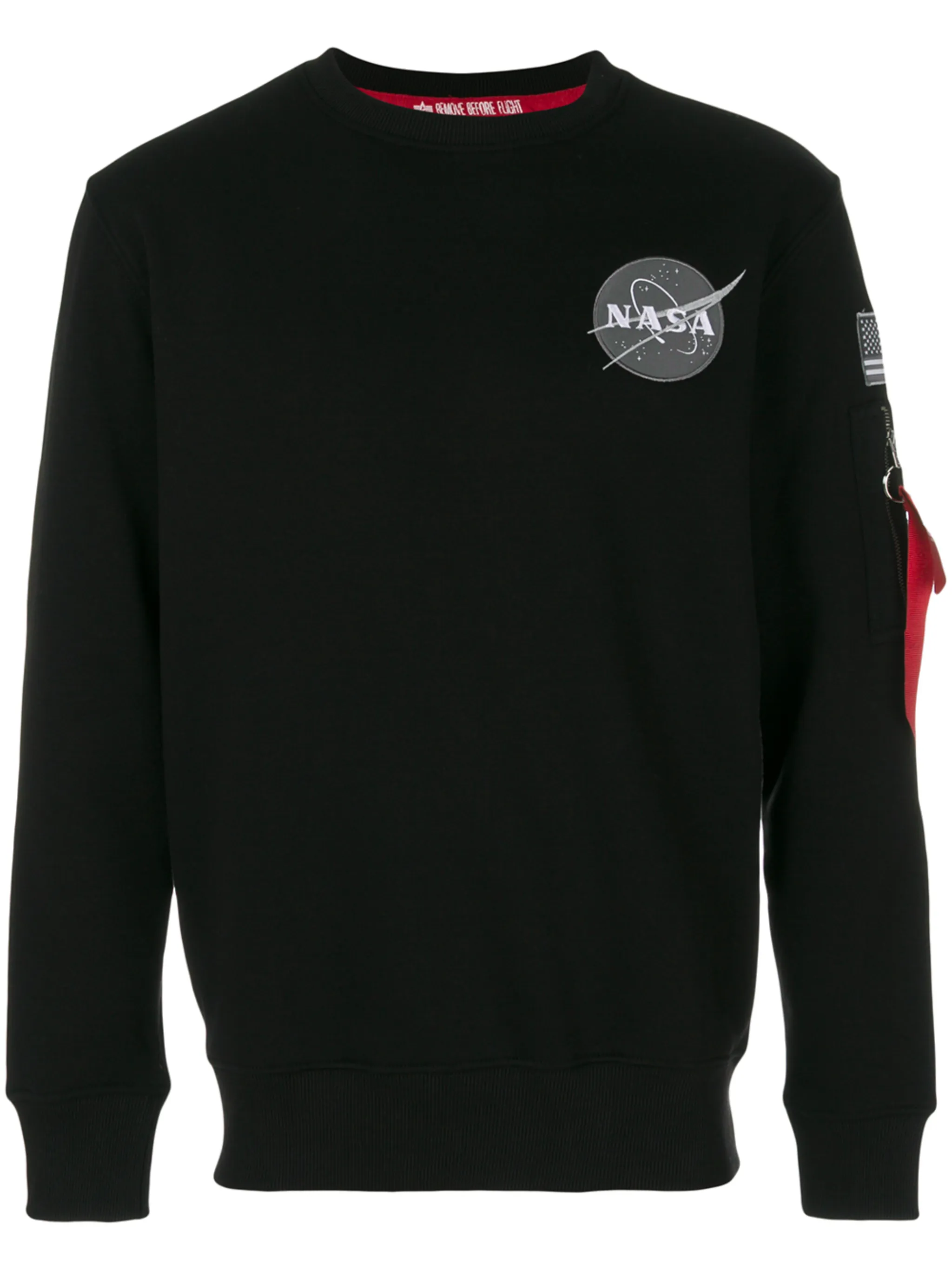 

Толстовка NASA Alpha Industries, черный