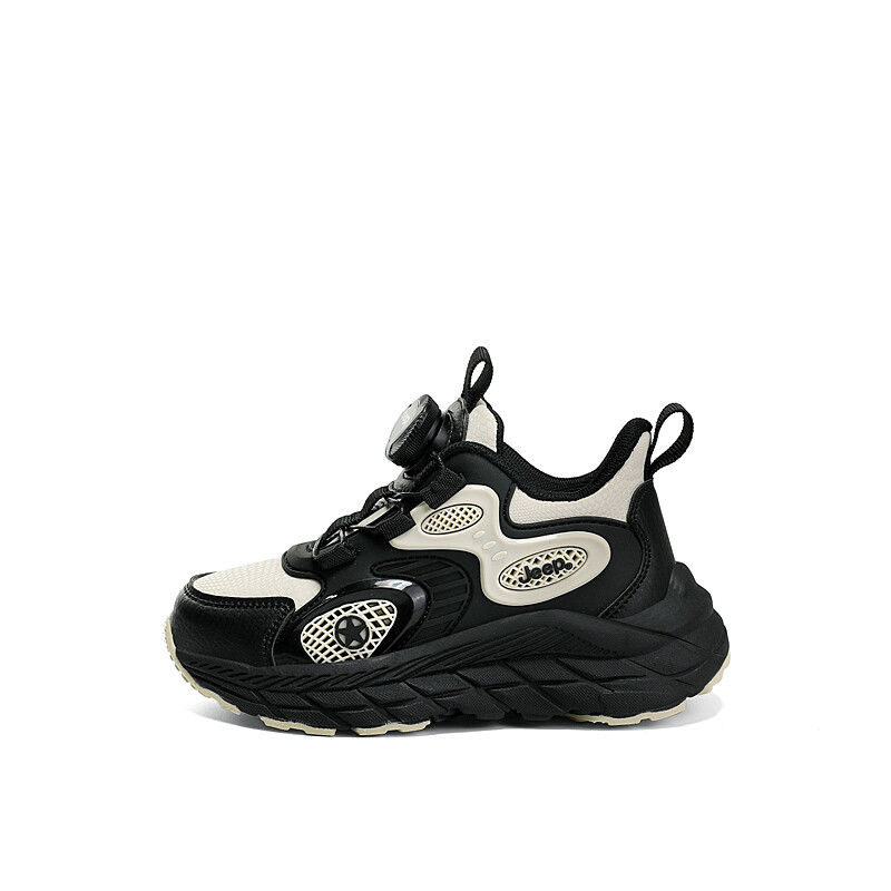 

Кроссовки Jeep Kids Lifestyle Shoes Kids Low-top Metallic Black, черный