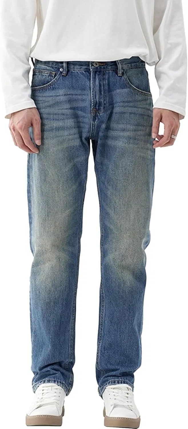 Джинсы прямого кроя, Classic Fit, Blue