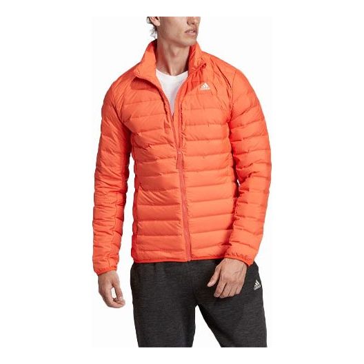 

Пуховик adidas originals Casual Sports Stand Collar Stay Warm Down Jacket Orange Yellow, желтый