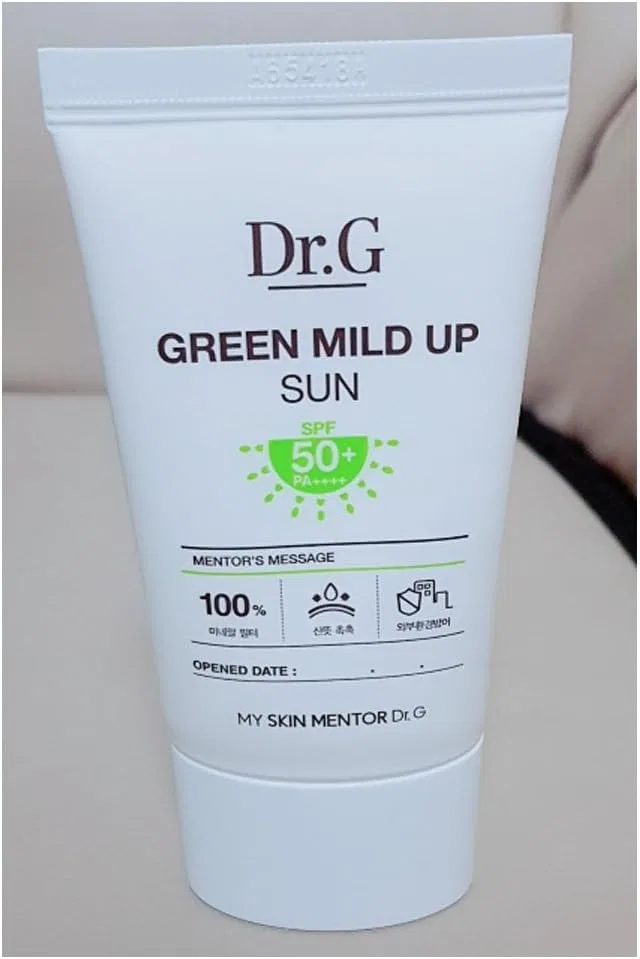 Солнцезащитный крем Dr.G Green Mild Up Sun Cream SPF50+/PA++++ 50 мл — фото 2