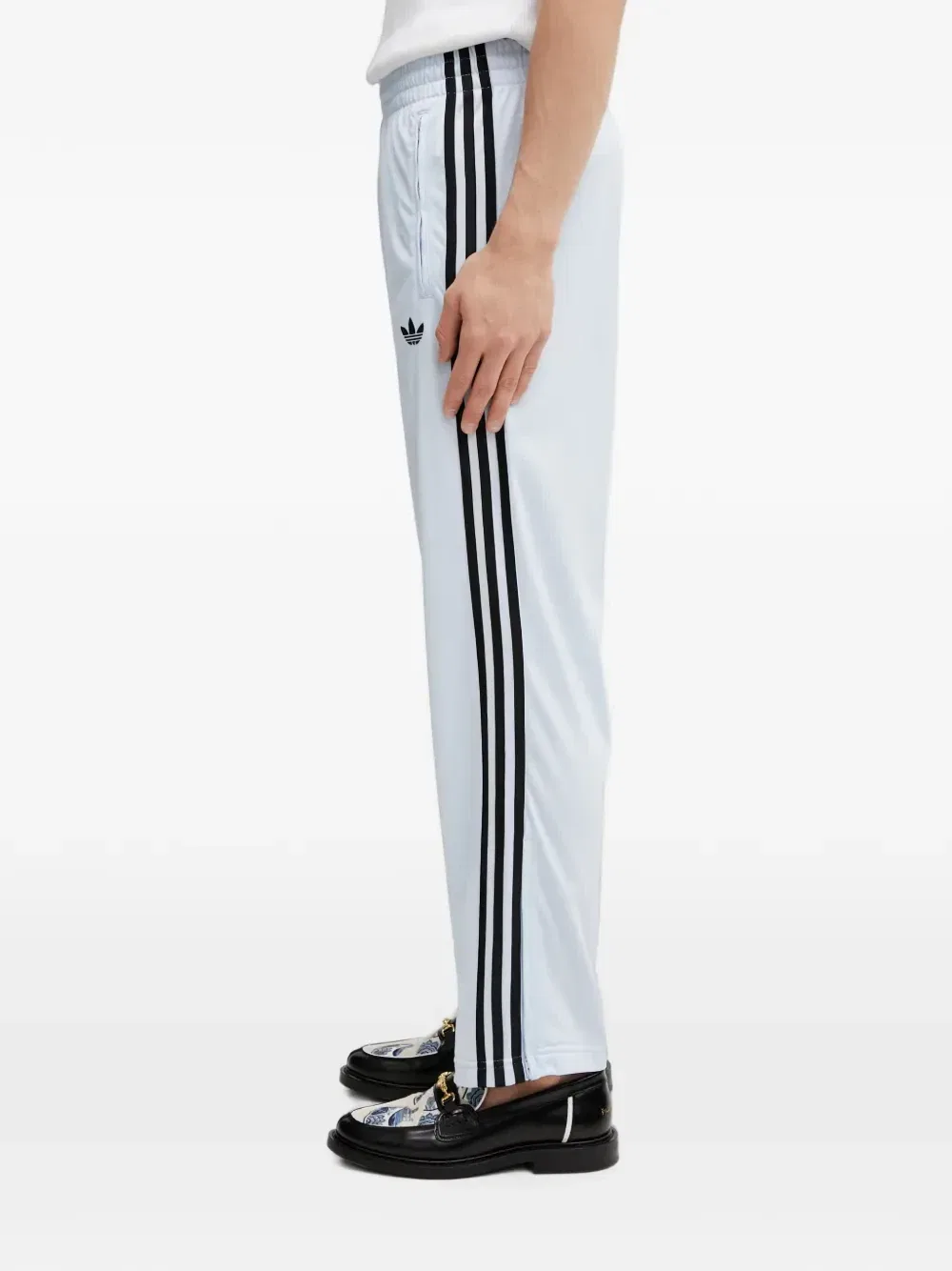 Спортивные брюки Firebird с боковыми полосками Adidas, синий — фото 3