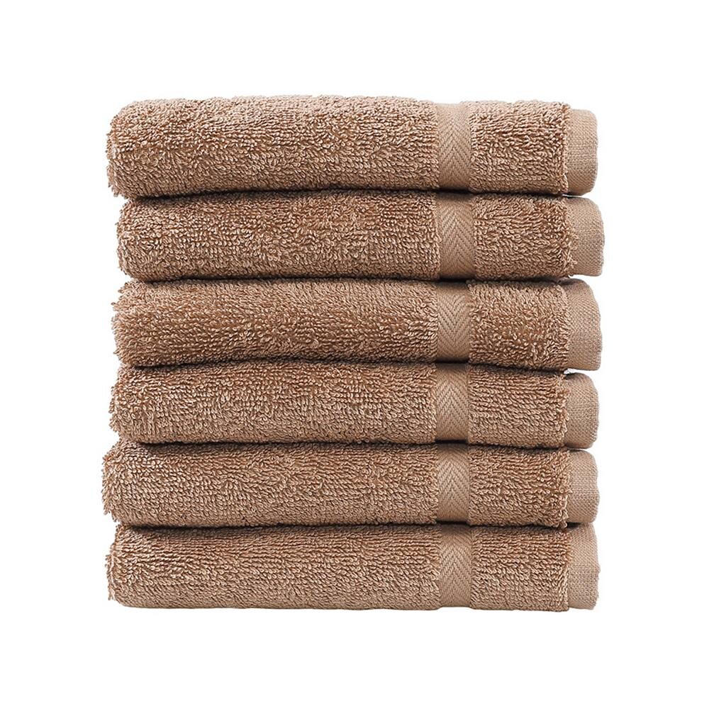 

Linum Home Textiles Denzi 6 упаковок мочалок, цвет Latte