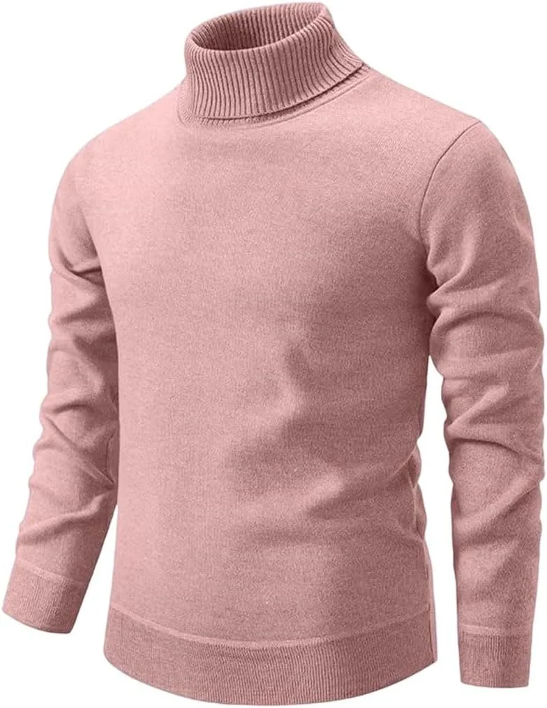 

Мужской водолазка зимний вязаный пуловер