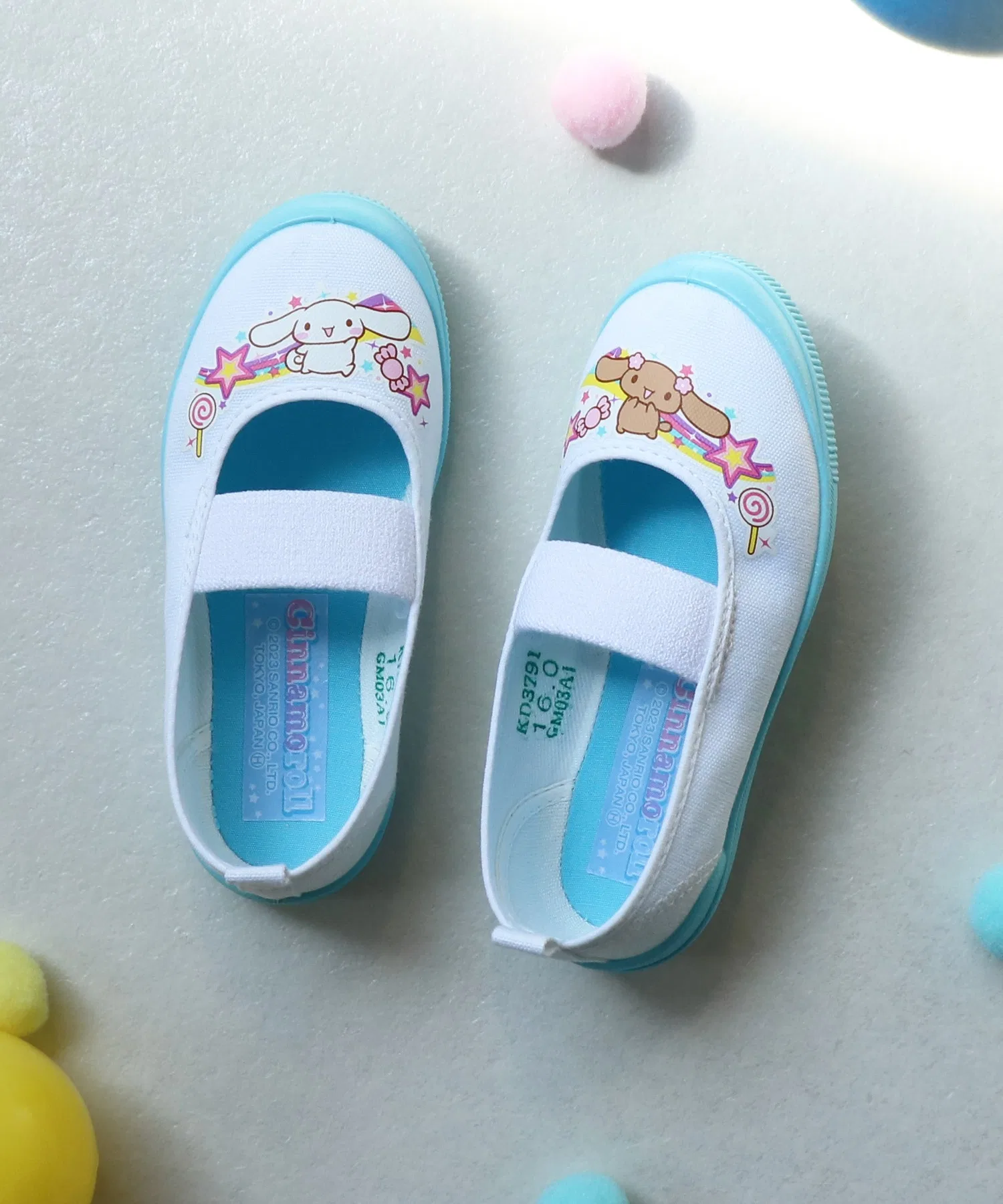 Детские тапочки Sanrio Cinnamoroll S03 голубые