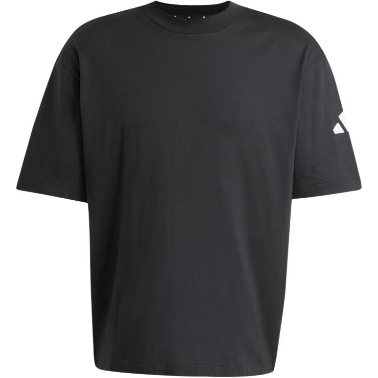 Бесплатная доставка с AdiClub Essentials Футболка свободного кроя с логотипом 3 Bar Adidas, черный — фото 2