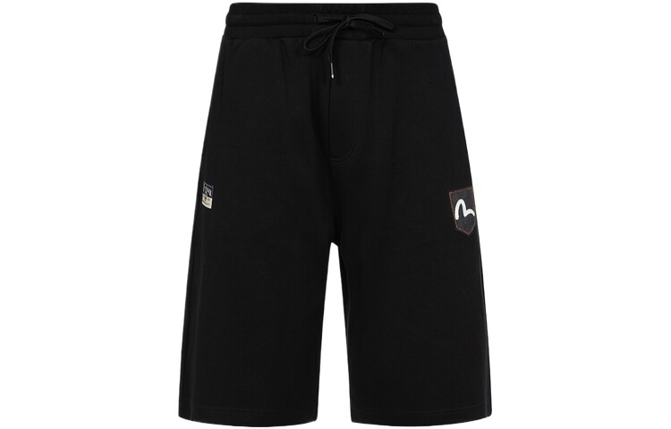 

Повседневные шорты мужские черные Evisu, черный