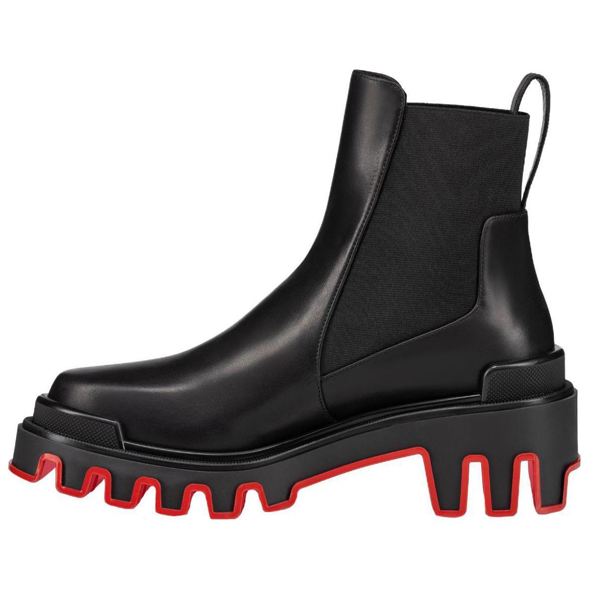 Christian Louboutin CL LUBOTING Короткие ботинки челси женские черные