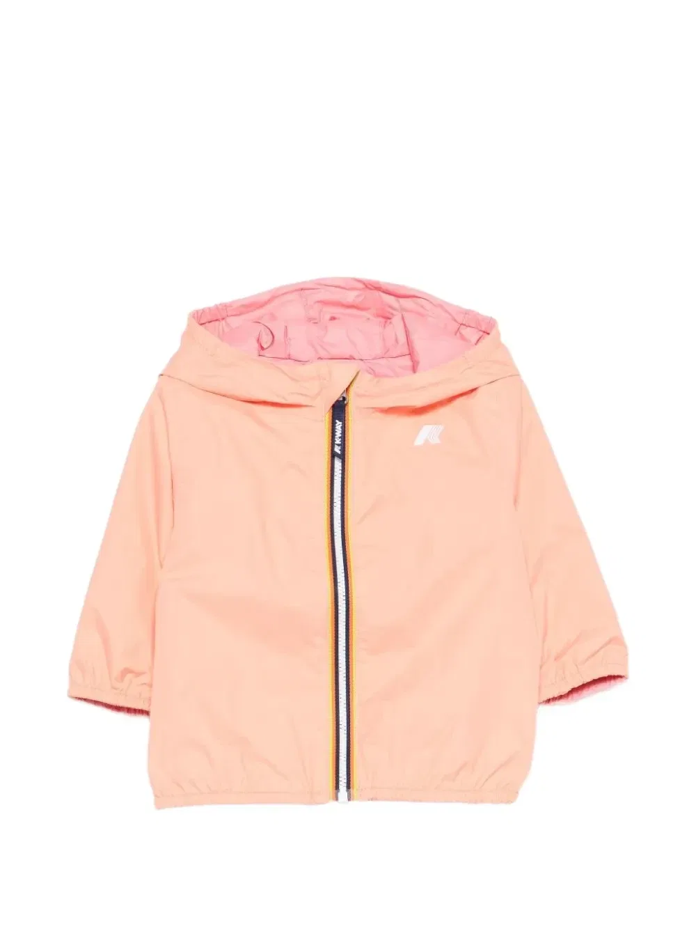 Куртка на молнии с капюшоном K-Way Kids, розовый
