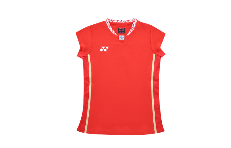 

YONEX Футболка Contest Series SS24 женская, ромбовидная красная