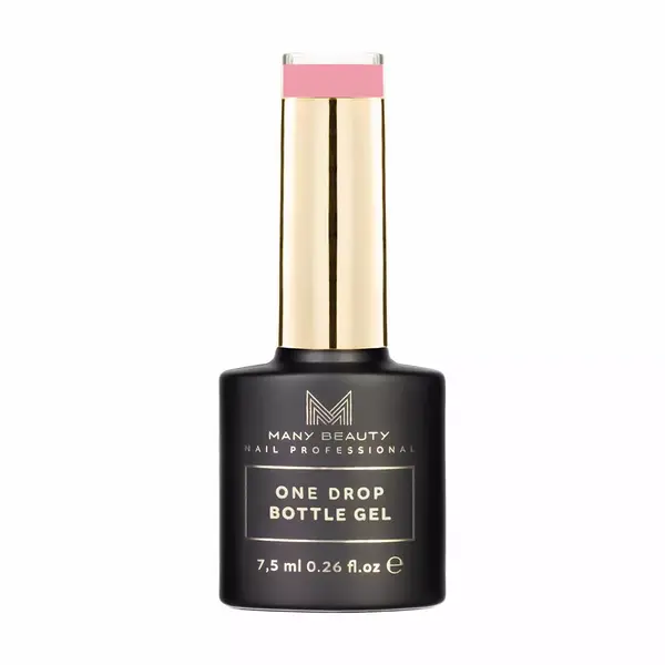 Однофазный гель для маникюра, 016 румяна, 15 мл Many Beauty One drop bottle gel, цвет 016 blush — фото 2
