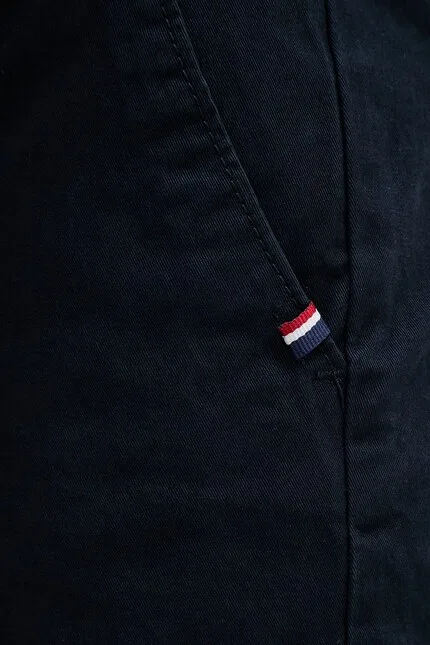 Шорты классические чинос U.S. Polo Assn., синий — фото 4