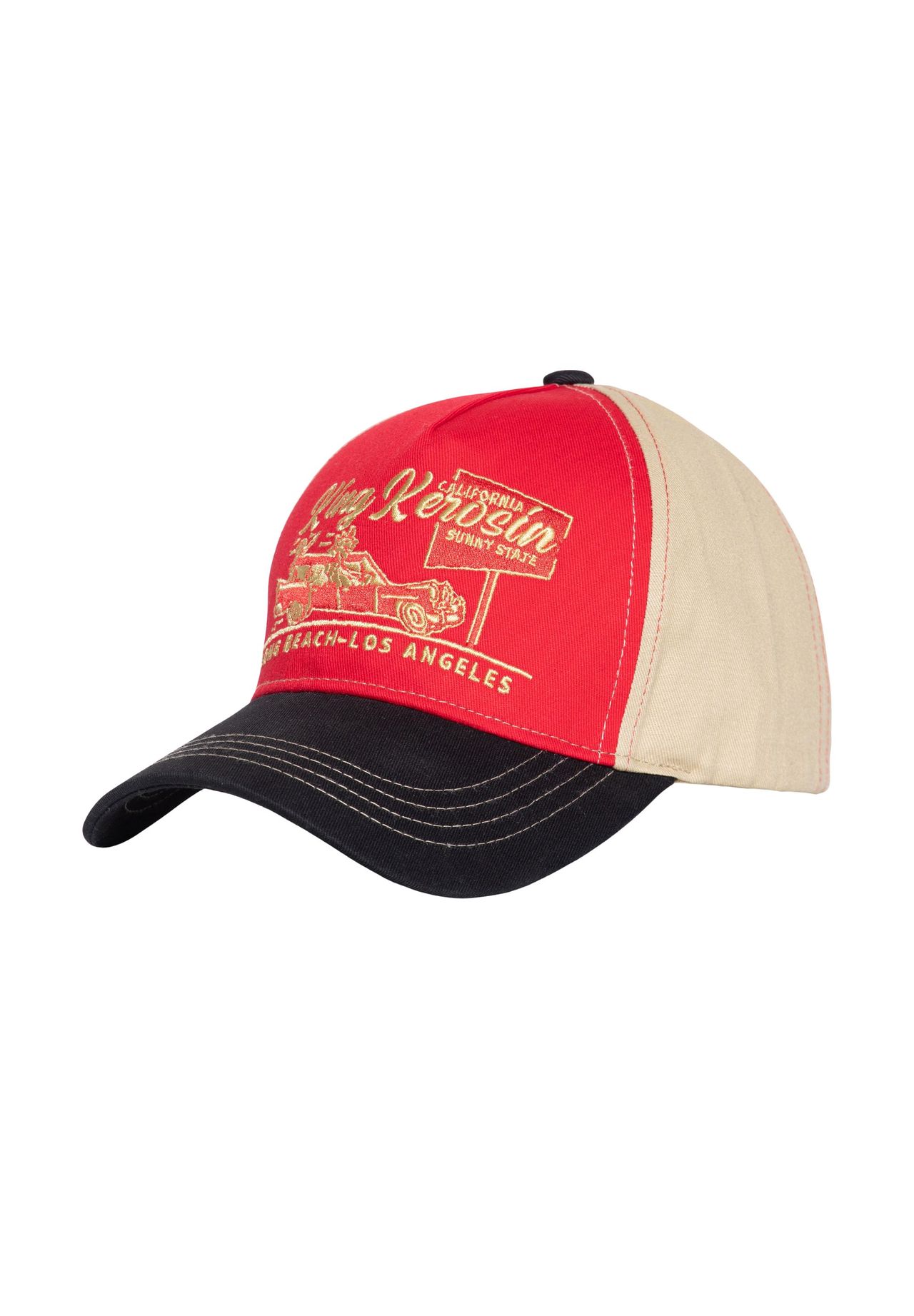 

Кепка Trucker с вышивкой Sunny State спереди KING KEROSIN, цвет Rot One Size