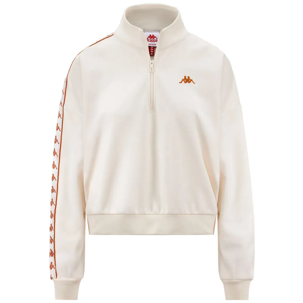 

Толстовка Kappa Pepitagt 222 Banda half zip, белый