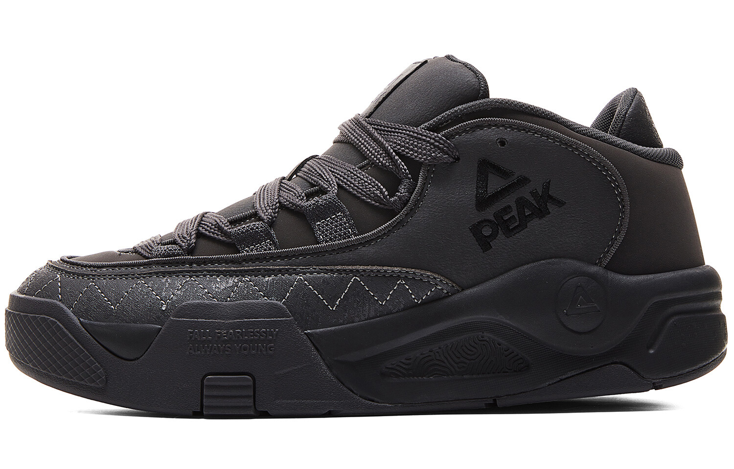 

Кроссовки PEAK Skateboarding Shoes Men Low-top Dark Gray, темно-серый
