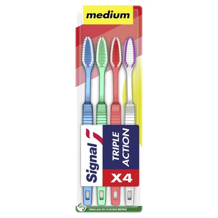 Зубная щетка Triple Action Medium
