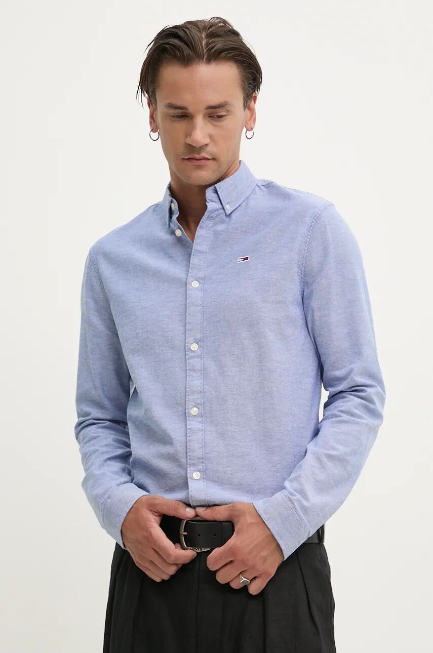 

Рубашка Томми Джинс Tommy Jeans, синий