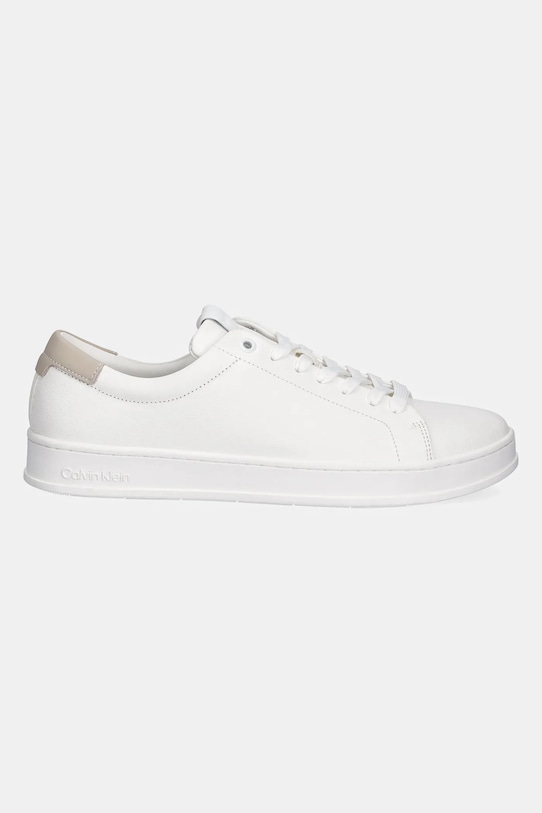Кожаные кроссовки LOW TOP LACE UP NU Calvin Klein, белый — фото 2