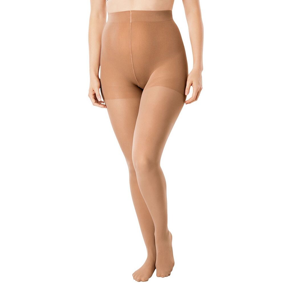 

Женские разглаживающие колготки Comfort Choice размера плюс (2 пары), цвет Suntan