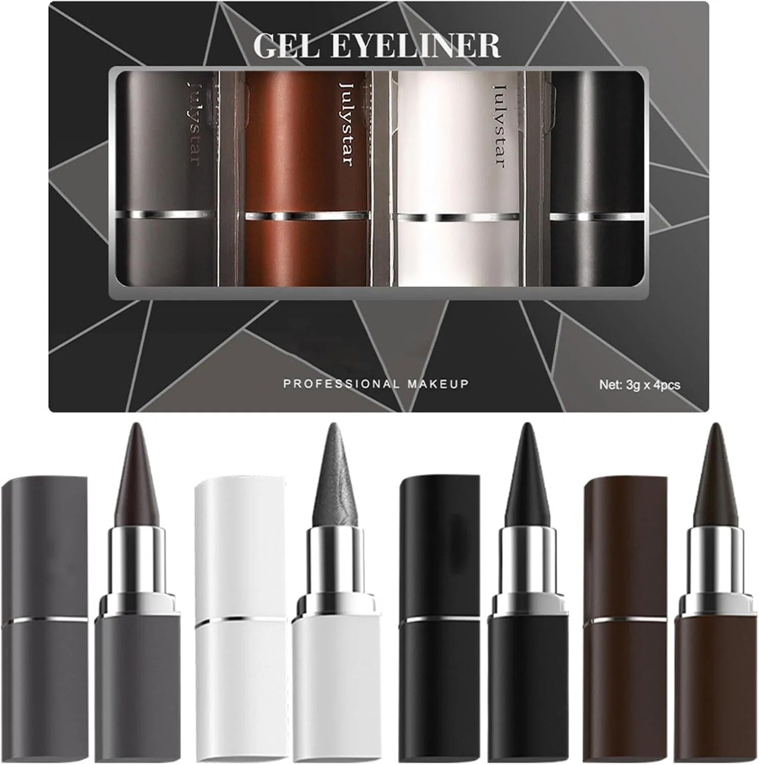 Подводка для глаз водостойкая матовая Quick Dry Liquid Eyeliner, 1 шт. — фото 4