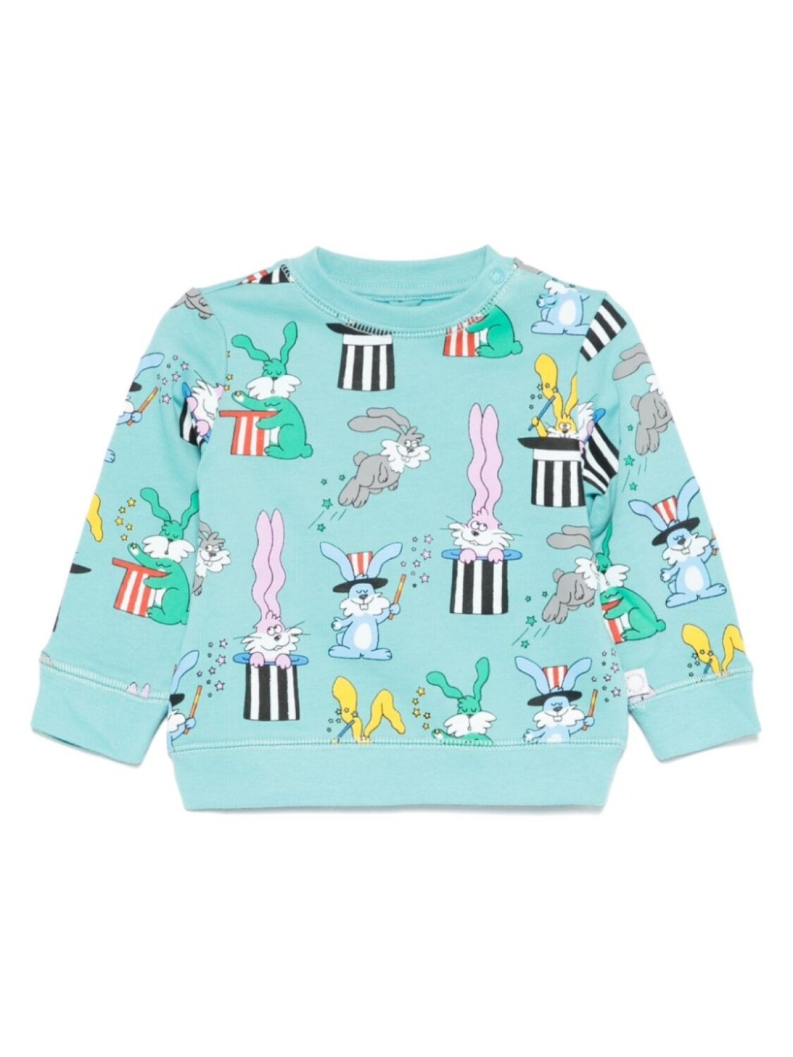 

Толстовка с иллюстрированным принтом Stella McCartney Kids, синий